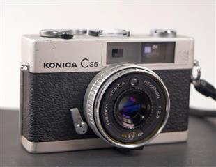 Konica C35 Rangefinder 35mm Film Camera Hexanon 38mm f/2.8 Japan